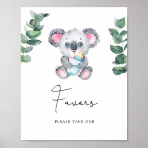 Koala-Baby-Party - Geschenke Poster