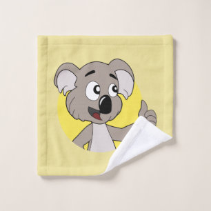 Koala-Bär Cartoon Waschlappen