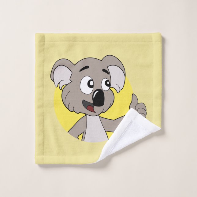 Koala-Bär Cartoon Waschlappen (Waschlappen)