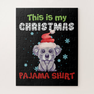 Koala-Bär Das ist mein Weihnachts-Pyjama-Shirt