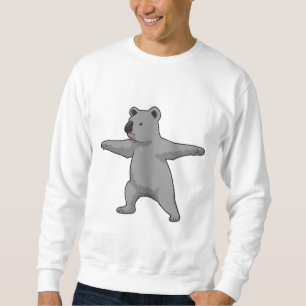 Koala-Bär in der Yoga-Fitness Sweatshirt