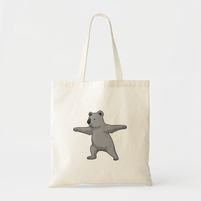 Koala-Bär in der Yoga-Fitness Tragetasche (Vorne)