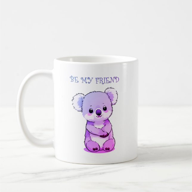 Koala Bär ist mein Freund Kaffeetasse (Links)
