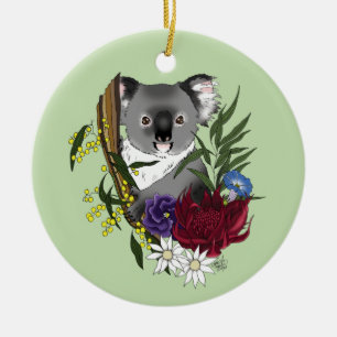 Koala Bär Keramik Ornament
