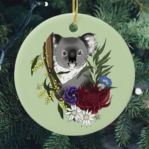 Koala Bär Keramik Ornament