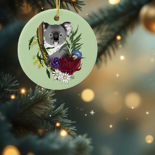 Koala Bär Keramik Ornament