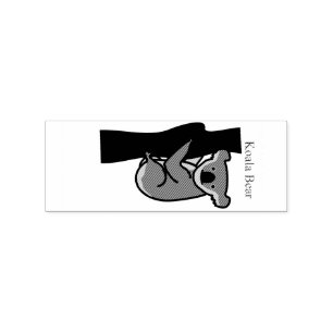 Koala Bär Kletterbaum Thunder_Cove Gummistempel