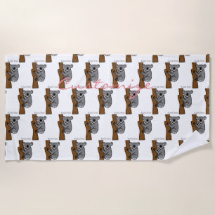 Koala Bär Kletterbaum Thunder_Cove Strandtuch