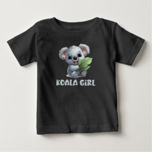 Koala-Bär-Mädchen Baby T-shirt