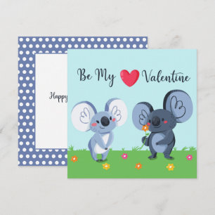 Koala-Bär Valentinstagskarte