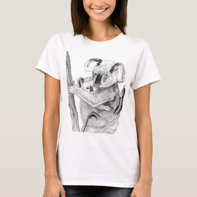 Koala-Bären T-Shirt (Vorderseite)