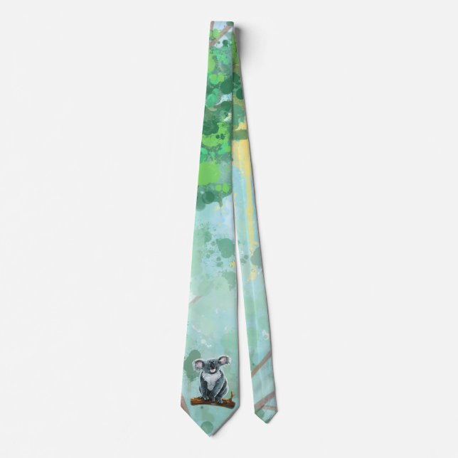 Koala Bärengeschenke und Zubehör Krawatte (Vorderseite)