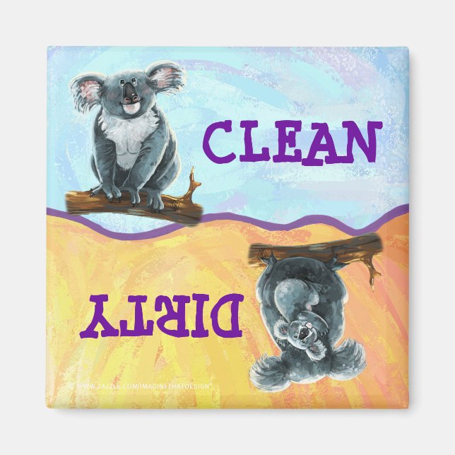 Koala Bärengeschenke und Zubehör Magnet (Vorne)