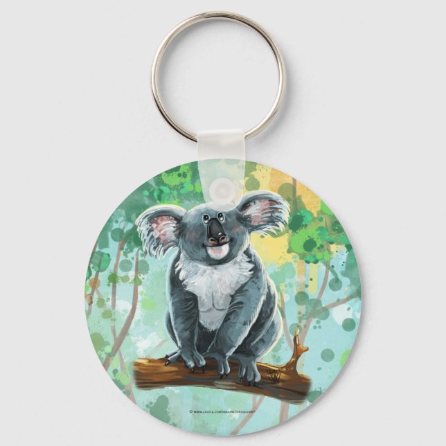 Koala Bärengeschenke und Zubehör Schlüsselanhänger (Vorderseite)