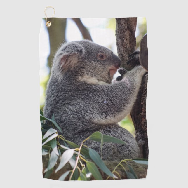 Koala-Bärn-Golf-Tuch Golfhandtuch (Vorderseite)