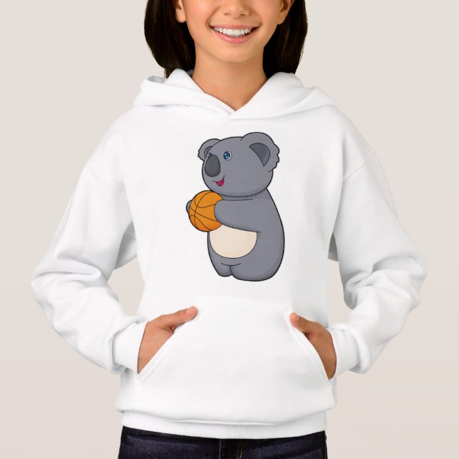 Koala Basketball-Spieler Basketball Hoodie (Vorderseite)