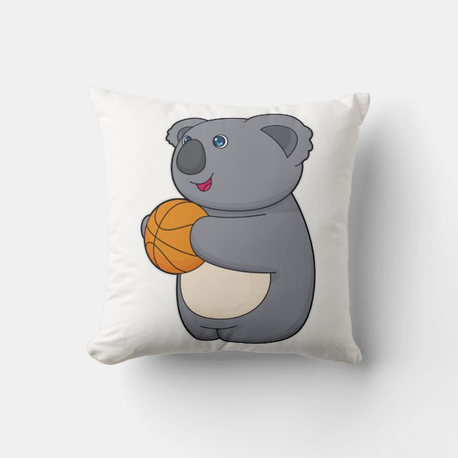 Koala Basketball-Spieler Basketball Kissen (Vorderseite)