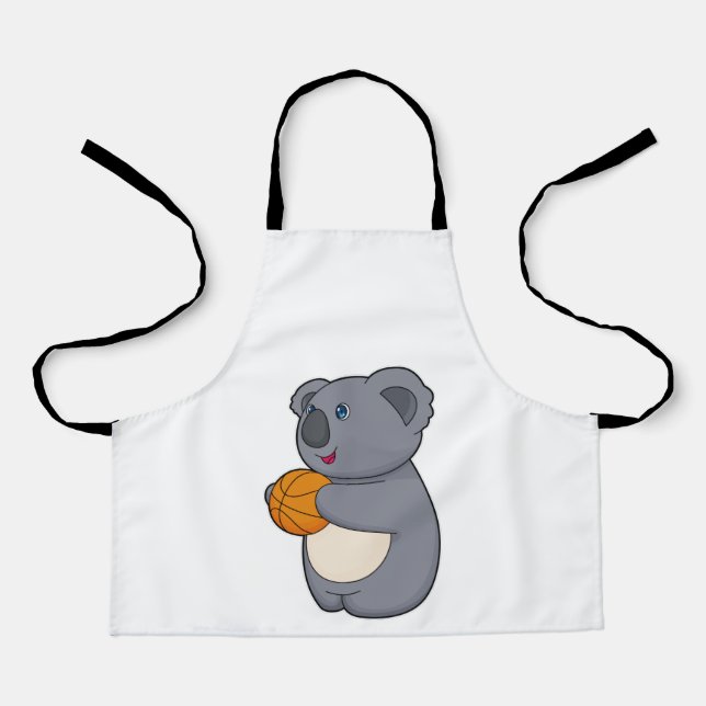 Koala Basketball-Spieler Basketball Schürze (Vorderseite)