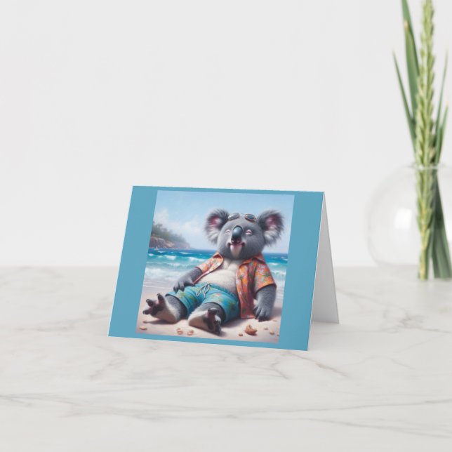 Koala Beach Karte (Vorderseite)