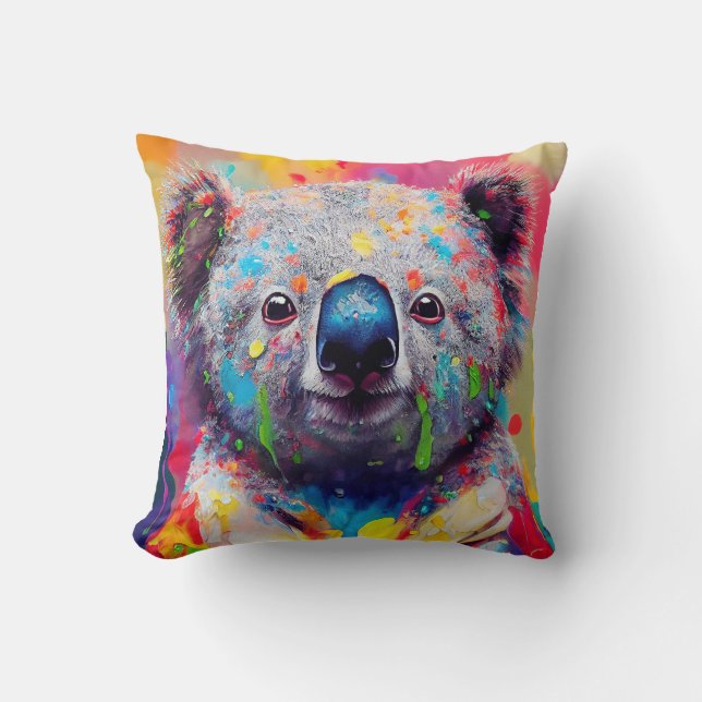 Koala Bear Animal Discovery Adventure Nature Kissen (Vorderseite)