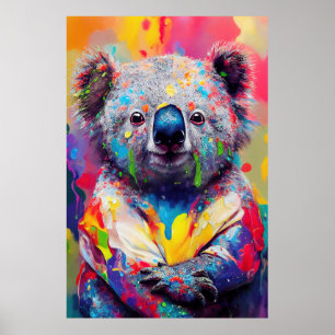 Koala Bear Animal Discovery Adventure Nature Poster