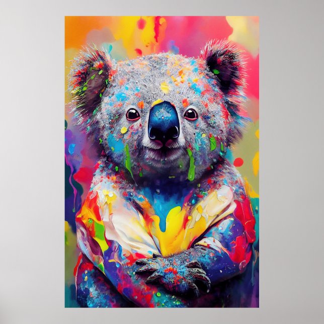 Koala Bear Animal Discovery Adventure Nature Poster (Vorne)