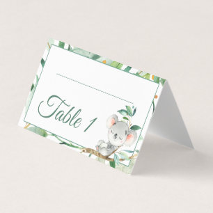 Koala Bear Baby shower Anniversaire Numéro de tabl