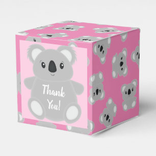 Koala Bear Baby Shower Girl Geschenkschachtel