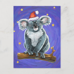 Koala Bear Christmas Feiertagspostkarte