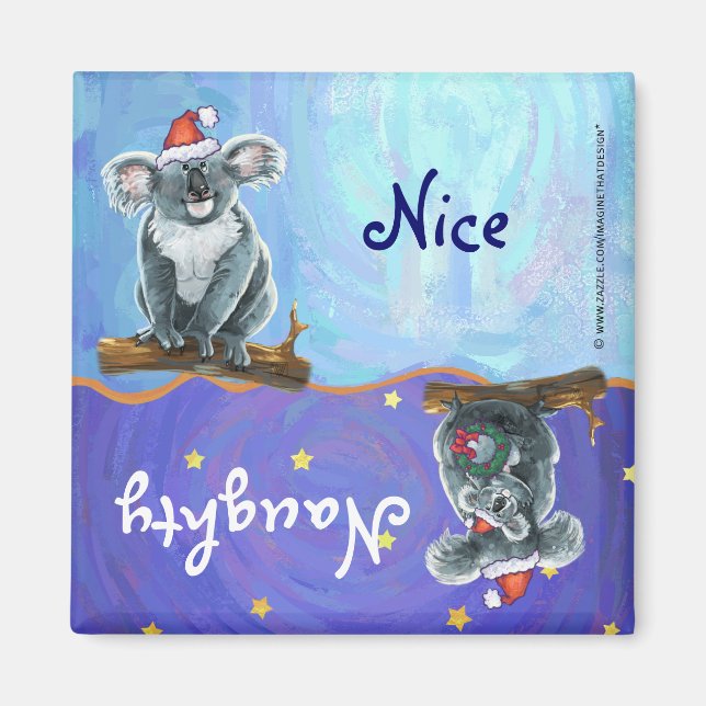 Koala Bear Christmas Magnet (Vorne)