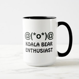 Koala Bear Enthusiast Ringer Tasse