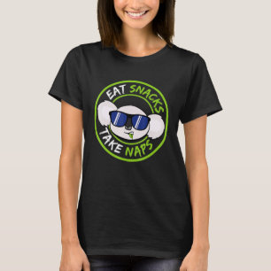 Koala Bear Ess Snacks Nickerchen Tier T-Shirt