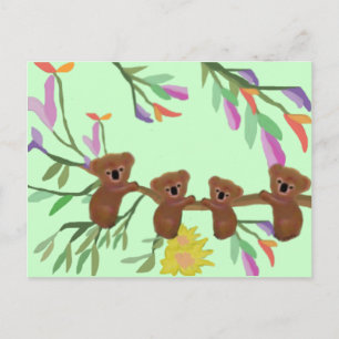Koala Bear Fun Postkarten