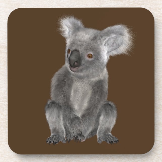 Koala Bear Getränkeuntersetzer (Vorderseite)