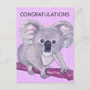 Koala Bear gratulieren Postkarte