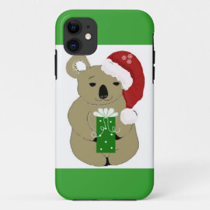 Koala Bear in Weihnachtsmannmütze Case-Mate iPhone Hülle