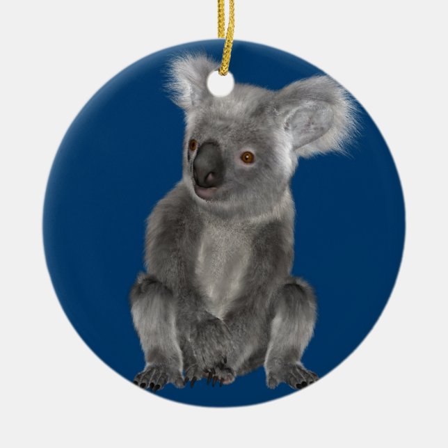 Koala Bear Keramik Ornament (Vorne)