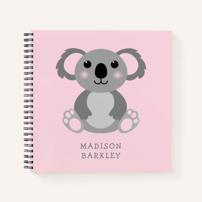 Koala Bear Kid's Niedlich Notizbuch (Vorderseite)