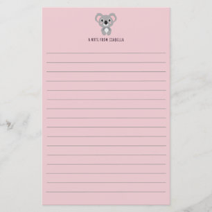 Koala Bear Kids Papeterie personnalisée