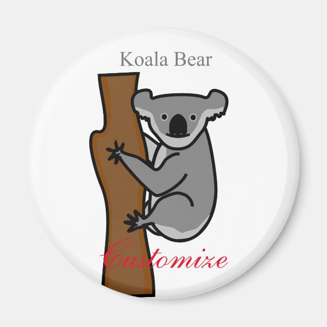 Koala Bear Kletterbaum Thunder_Cove Magnet (Vorne)