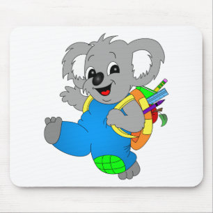 Koala Bear mit Rucksack Mousepad