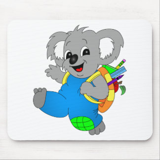 Koala Bear mit Rucksack Mousepad
