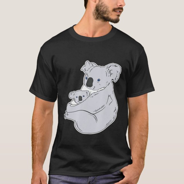 Koala Bear Mutter und Kind Koala Bear T-Shirt (Vorderseite)