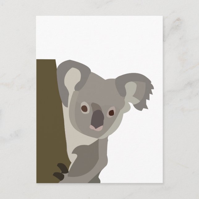 Koala Bear Niedlich Australisches Tier Postkarte (Vorderseite)