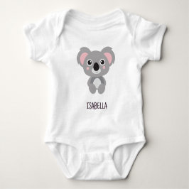 Koala Bear Niedlich Girls Name Baby Strampler