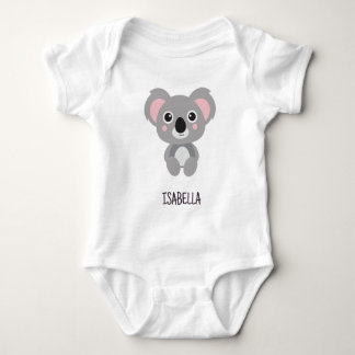 Koala Bear Niedlich Girls Name Baby Strampler