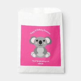 Koala Bear Niedlich Kid Birthday Party Geschenktütchen