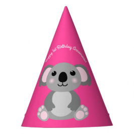 Koala Bear Niedlich Kid Birthday Party Partyhütchen
