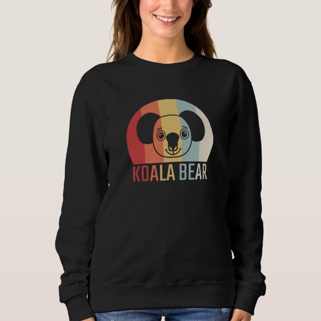 Koala Bear Retro Sweatshirt (Vorderseite)