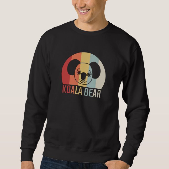 Koala Bear Retro Sweatshirt (Vorderseite)